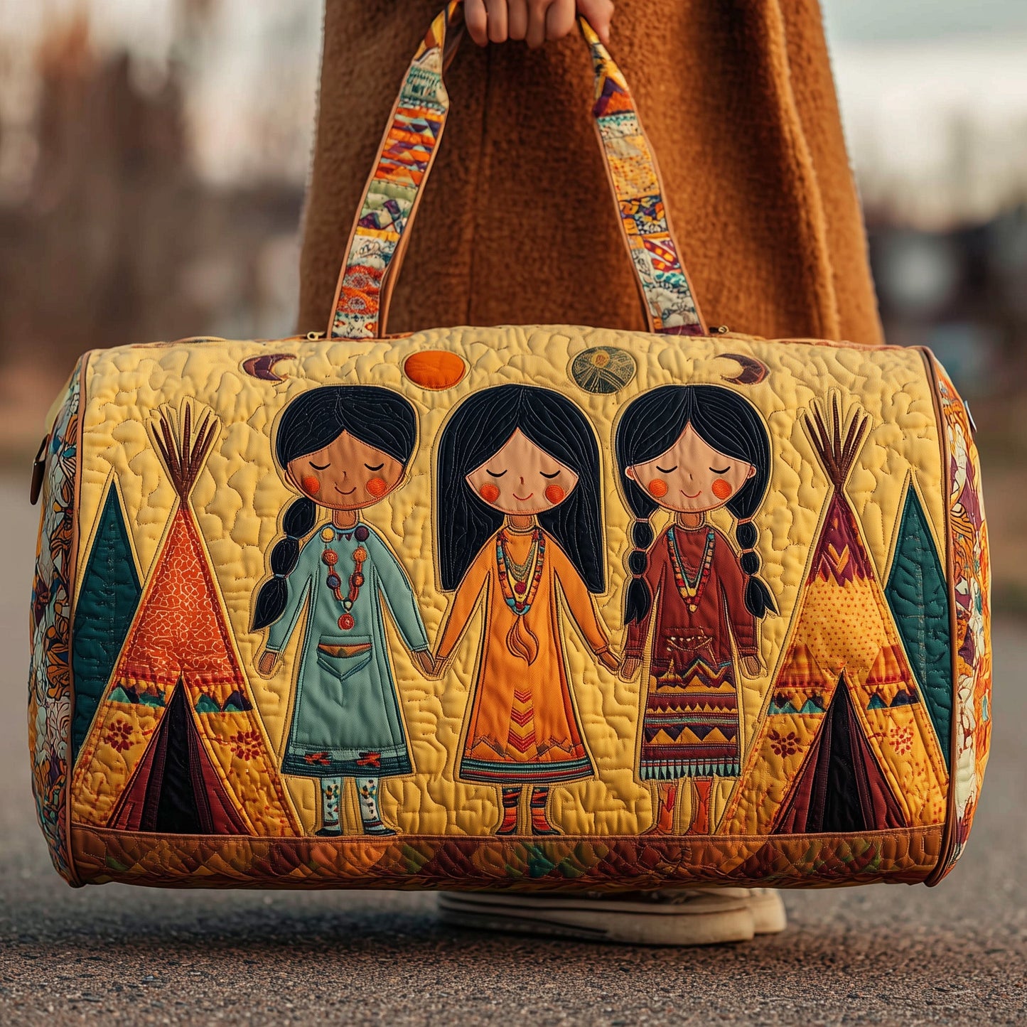 Tribal Comfort Quilted Duffle Bag GFTOMA3139