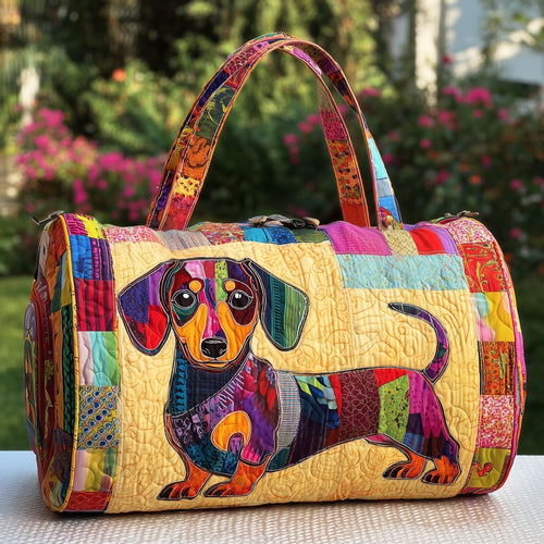 Dachshund Quilted Duffle Bag GFTOMA3143