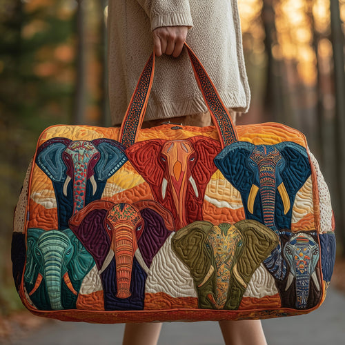 Elephant Quilted Duffle Bag GFTOMA3151