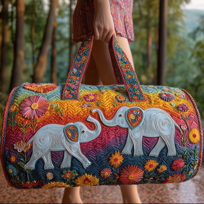 Elephant Quilted Duffle Bag GFTOMA3157