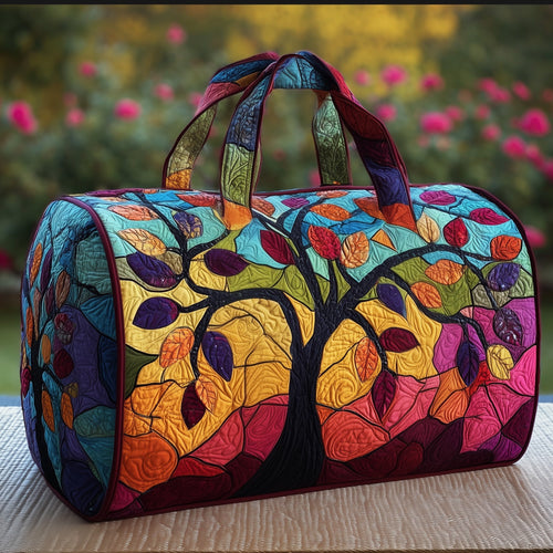 Tree Of Life Quilted Duffle Bag GFTOMA3160
