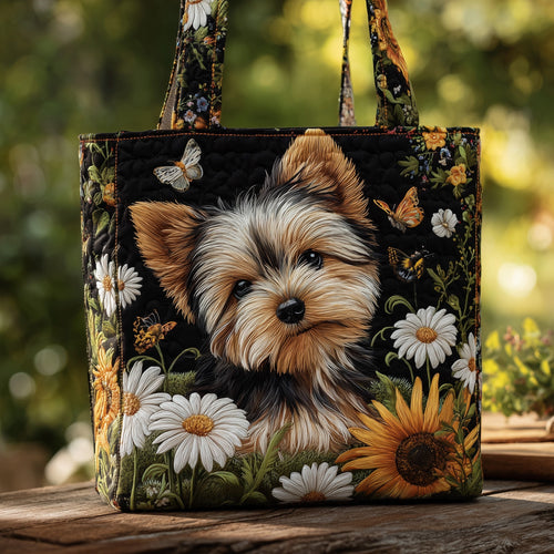 Yorkshire Terrier Quilted Tote Bag GFTOMA3189