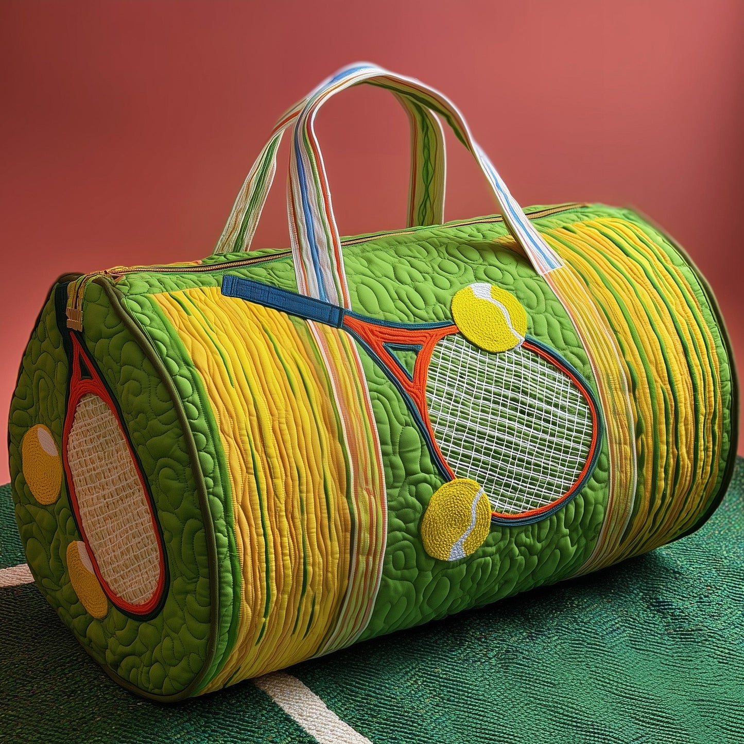 Tennis Time Quilted Duffle Bag GFTOMA3275