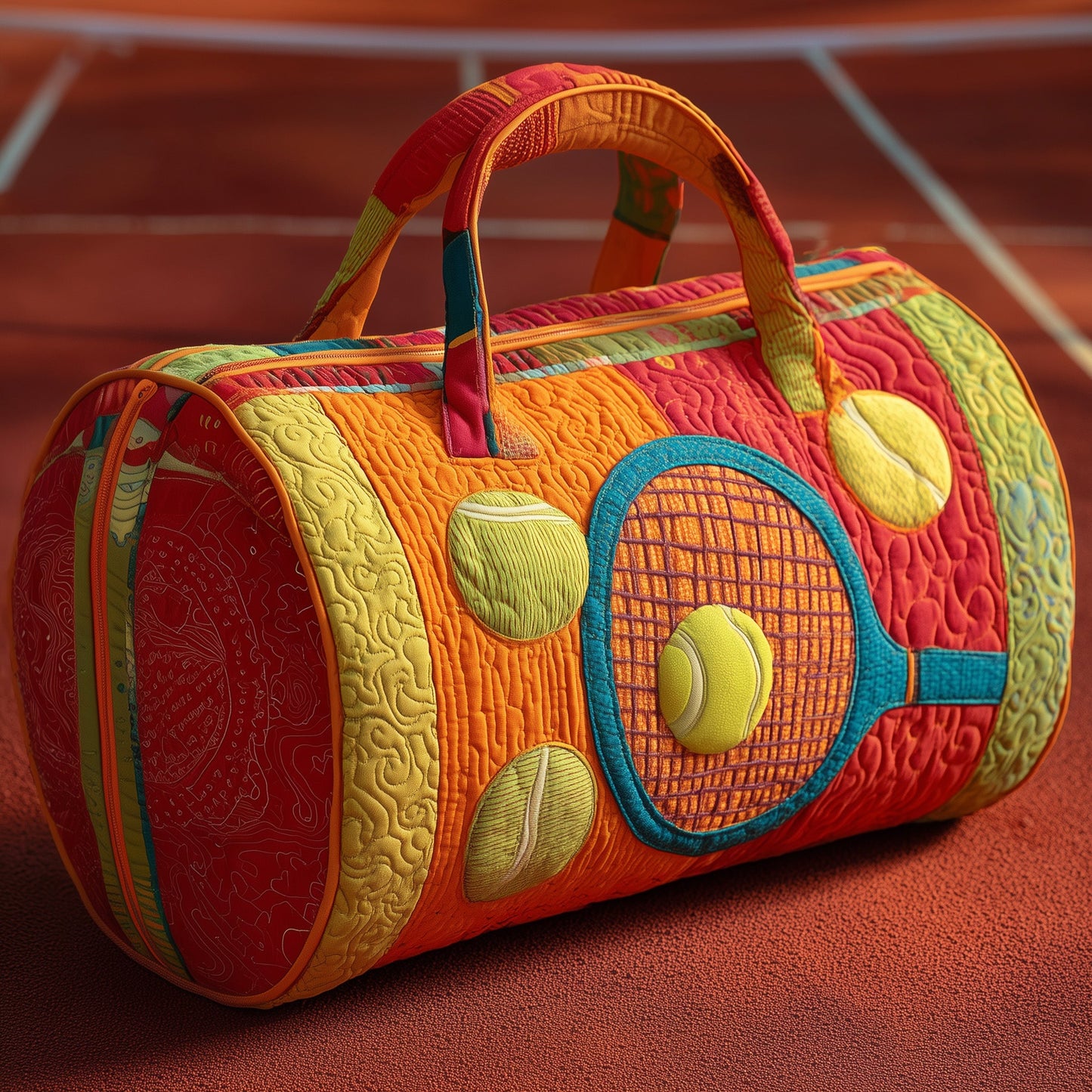 Tennis Time Quilted Duffle Bag GFTOMA3276