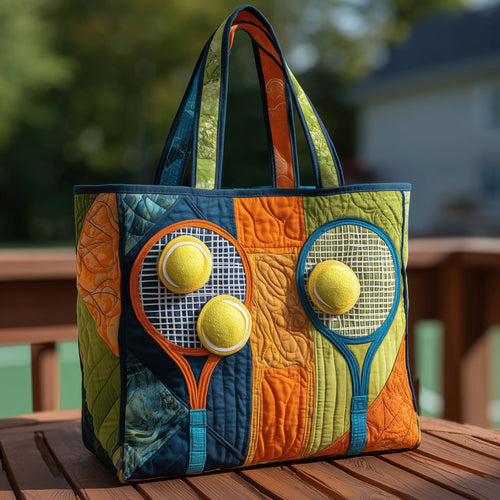 Tennis Time Quilted Tote Bag GFTOMA3297