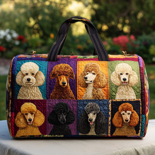 Poodles Quilted Duffle Bag GFTOMA3328