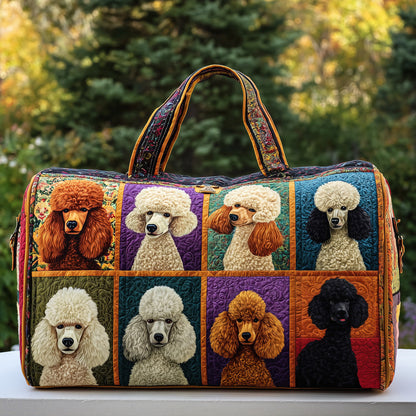 Poodles Quilted Duffle Bag GFTOMA3330