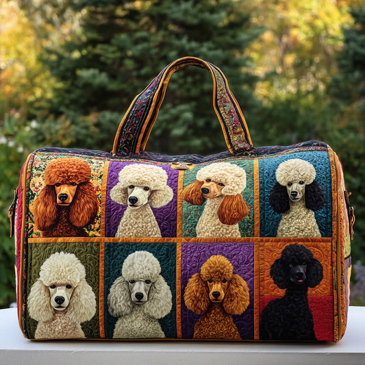 Poodles Quilted Duffle Bag GFTOMA3330