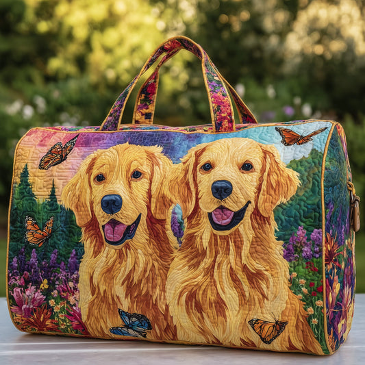 Golden Retrievers Quilted Duffle Bag GFTOMA3332