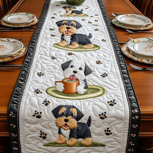 Schnauzer Quilted Table Runner GFTOMA333