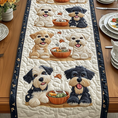 Schnauzer Quilted Table Runner GFTOMA334