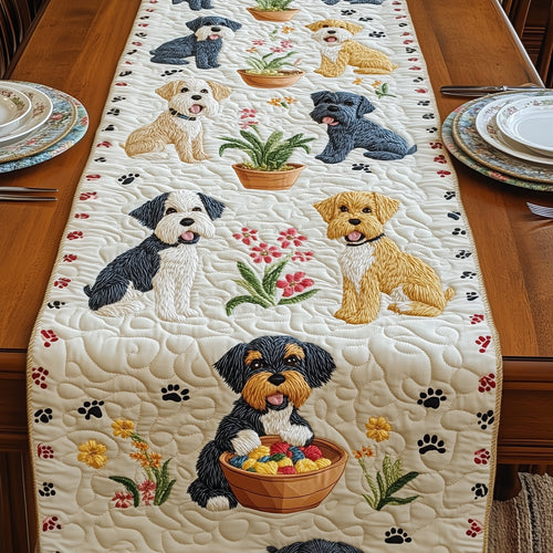 Schnauzer Quilted Table Runner GFTOMA340