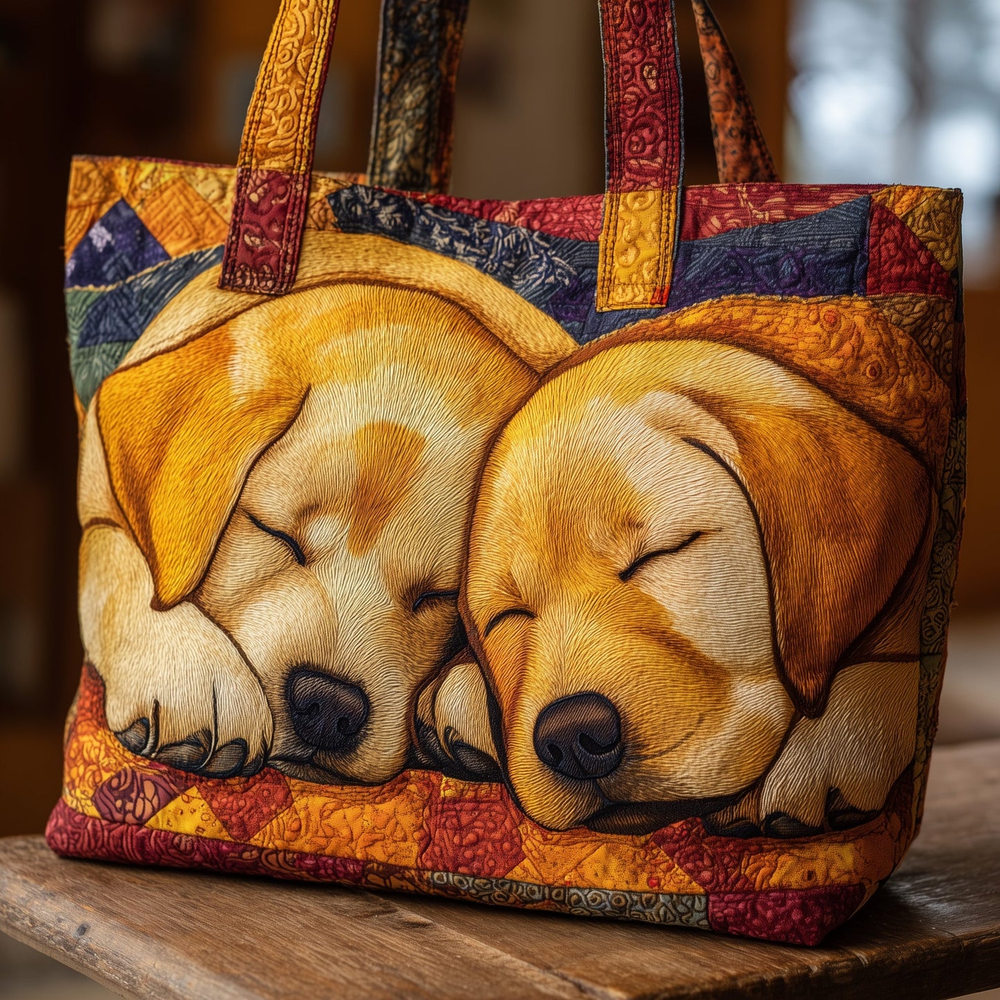 Labrador Quilted Tote Bag GFTOMA3455