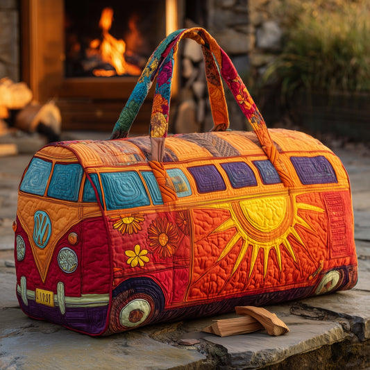 Hippie Van Quilted Duffle Bag GFTOMA3486