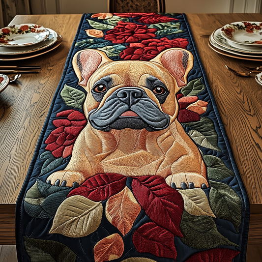 Bulldog Quilted Table Runner GFTOMA349