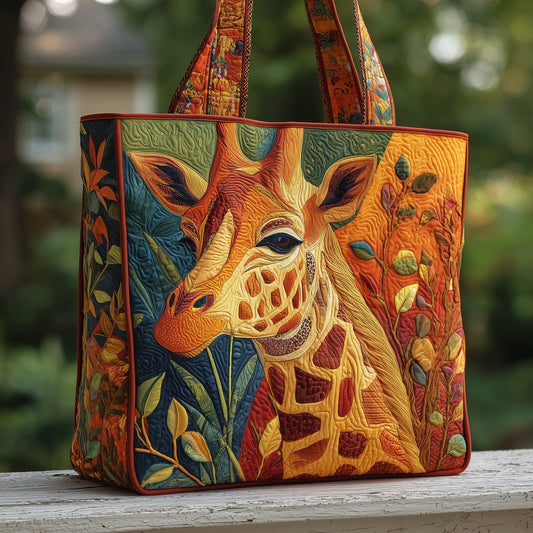 Giraffe Quilted Tote Bag GFTOMA3525