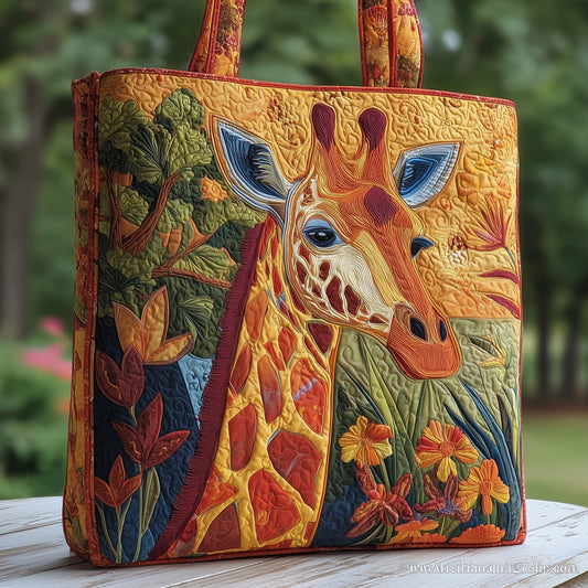 Giraffe Quilted Tote Bag GFTOMA3530