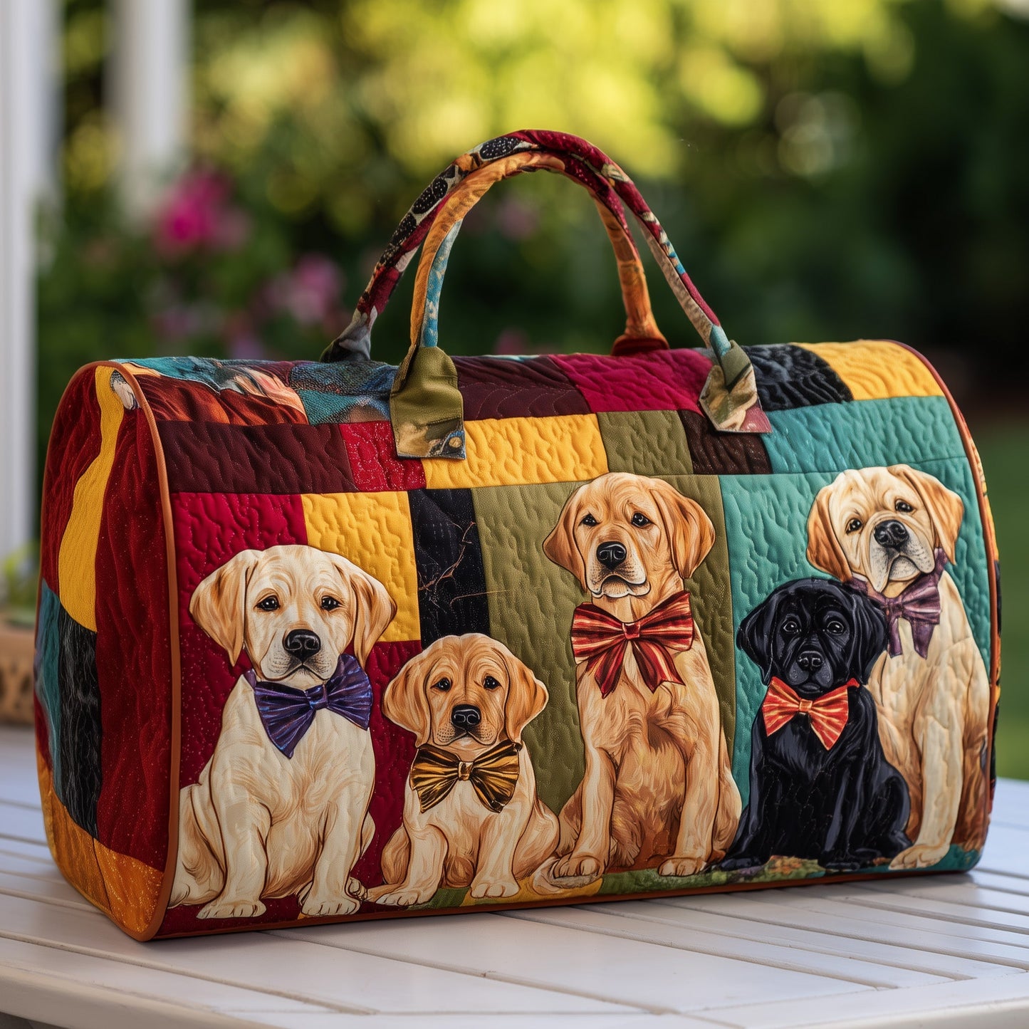 Labrador Quilted Duffle Bag GFTOMA3545