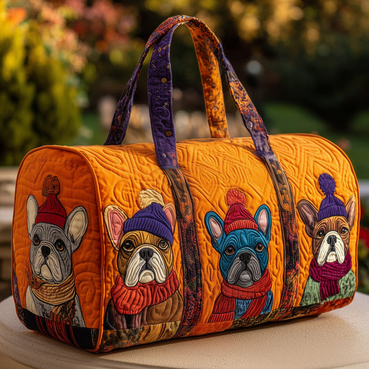 French Bulldog Quilted Duffle Bag GFTOMA3549