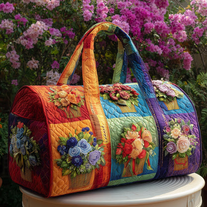 Floral Garden Quilted Duffle Bag GFTOMA3593