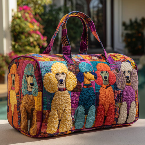 Poodle Quilted Duffle Bag GFTOMA3682