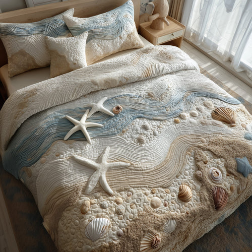 Ocean Breeze 3-Piece Quilted Bedding Set GFTOMA3713