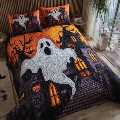 Ghost Manor 3-Piece Quilted Bedding Set GFTOMA3802