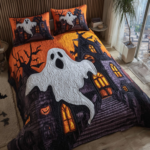 Ghost Manor 3-Piece Quilted Bedding Set GFTOMA3802