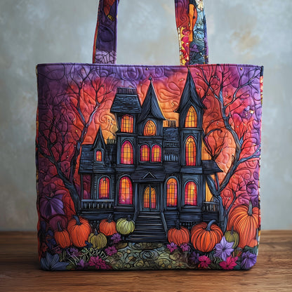 Midnight Haunt Quilted Tote Bag GFTOMA3823