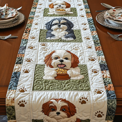 Shih Tzu Quilted Table Runner GFTOMA389