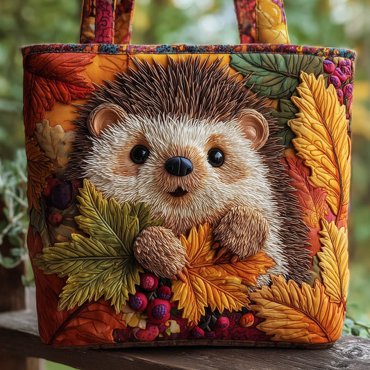 Hedgehog Quilted Tote Bag GFTOMA4066