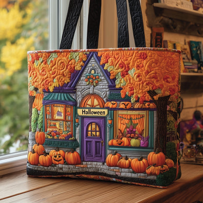 Halloween Store Quilted Tote Bag GFTOMA4110