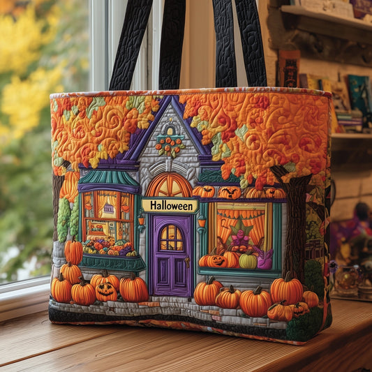 Halloween Store Quilted Tote Bag GFTOMA4110