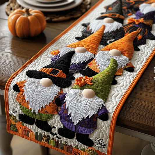 Spooky Gnome Quilted Table Runner GFTOMA4195