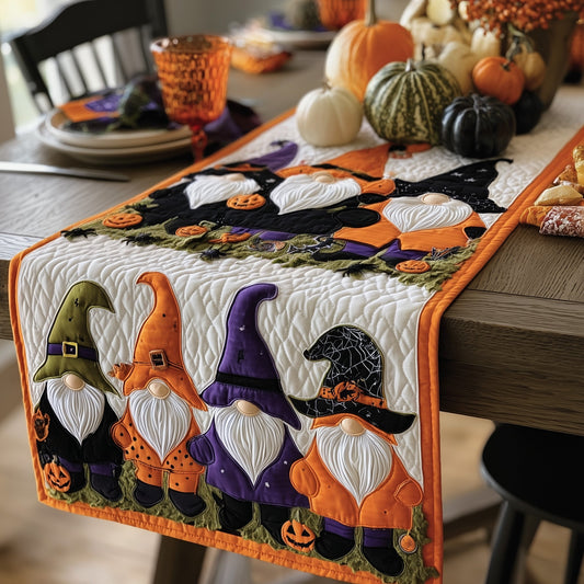 Spooky Gnome Quilted Table Runner GFTOMA4196