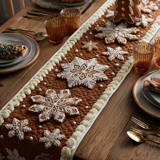 Gingerbread Quilted Table Runner GFTOMA4725