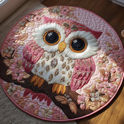 Enchanted Owl Quilted Round Mat GFTOMA4863
