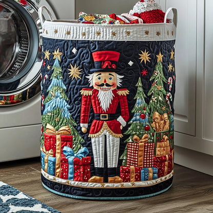 Nutcracker Guard Quilted Laundry Basket GFTOMA5039