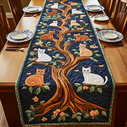 Tree of Cats Quilted Table Runner GFTOMA516