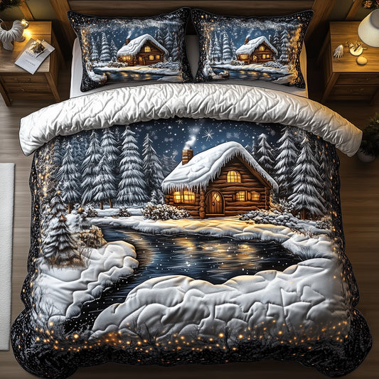 Winter Cabin Duvet Cover Set GFTOMA5267