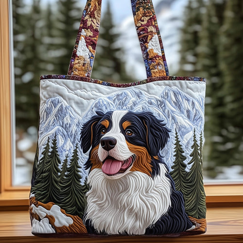 Bernese Mountain Quilted Tote Bag GFTOMA5372