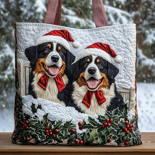 Bernese Mountain Quilted Tote Bag GFTOMA5378