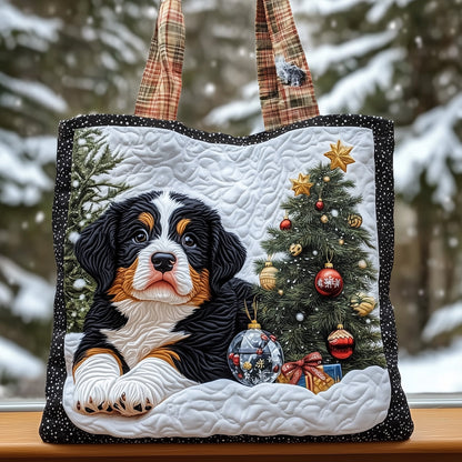 Bernese Mountain Quilted Tote Bag GFTOMA5380