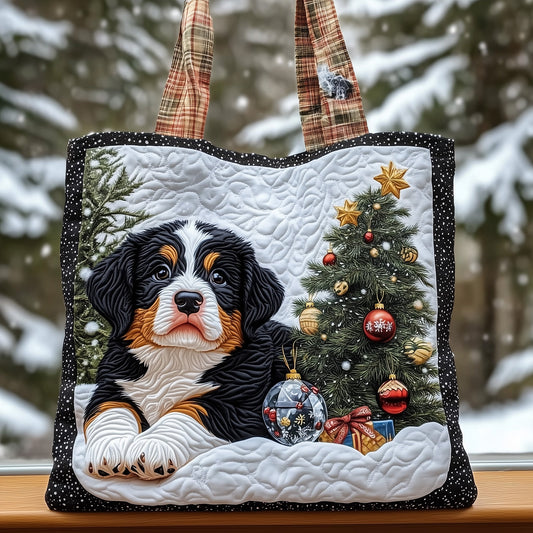 Bernese Mountain Quilted Tote Bag GFTOMA5380
