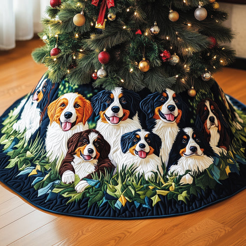 Bernese Mountain Quilted Tree Skirt GFTOMA5388