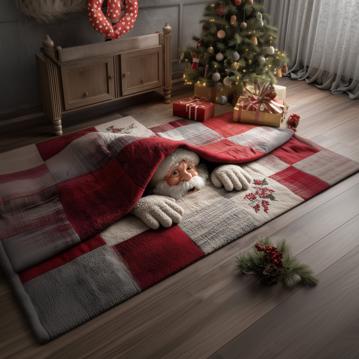 Jolly Santa Area Rug GFTOMA6062