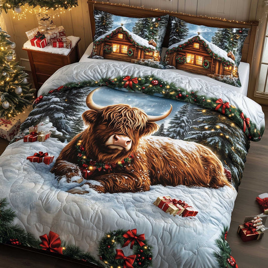 Highland Cow Duvet Cover Set GFTOMA6211