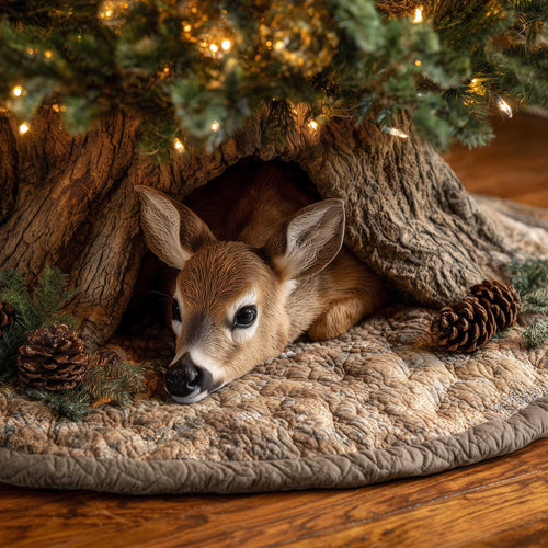 Deer Quilted Tree Skirt GFTOMA6466