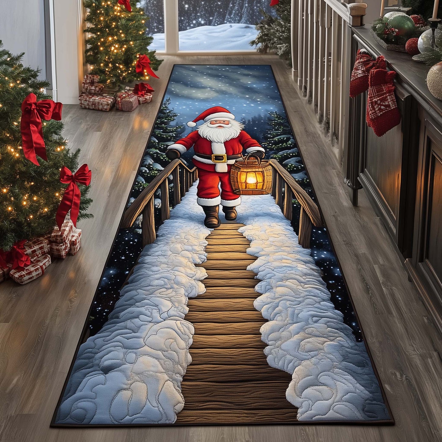 Yuletide Path Runner Rug GFTOMA6813
