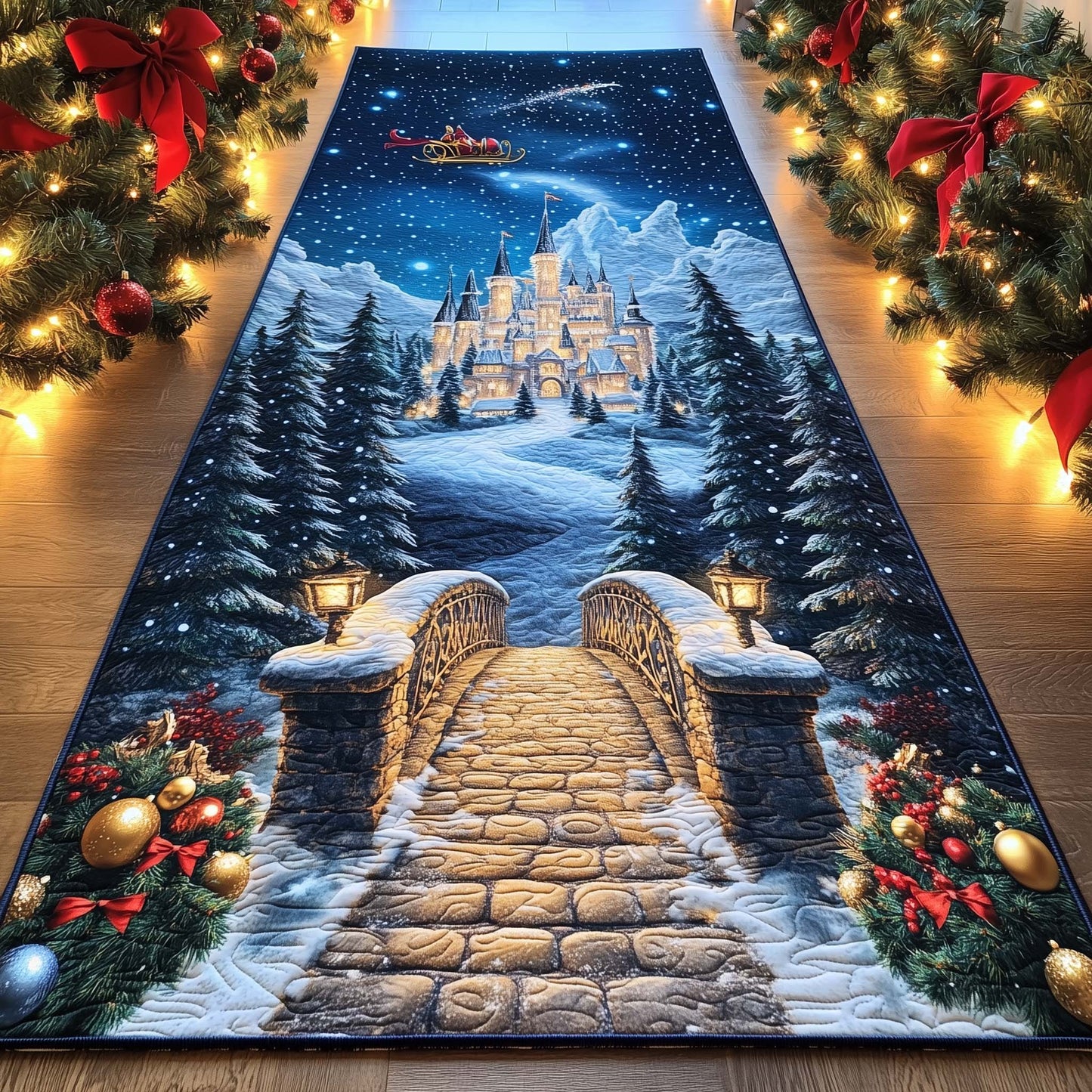 Yuletide Path Runner Rug GFTOMA6816